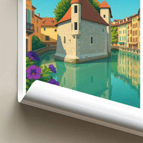 Affiche - Annecy - Palais de l'île