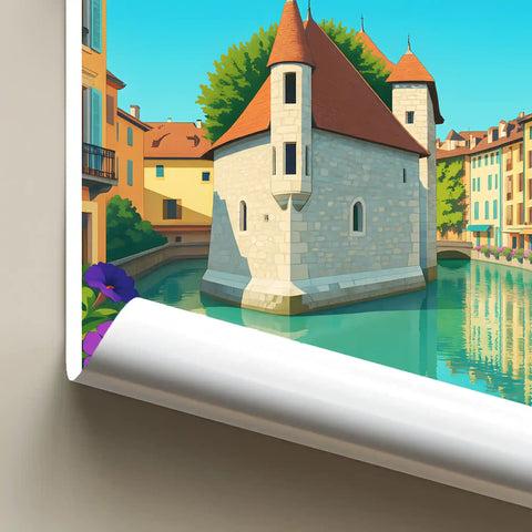 Affiche - Annecy - Palais de l'île