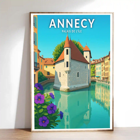 Affiche - Annecy - Palais de l'île
