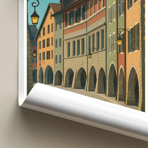 Affiche - Annecy - Rue Sainte-Claire