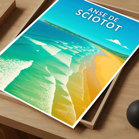 Affiche - Anse de Sciotot