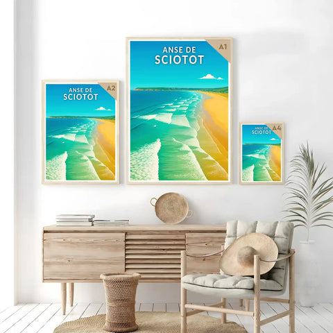 Affiche - Anse de Sciotot