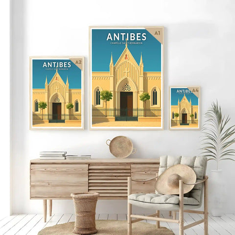 Affiche - Antibes - Chapelle Saint-Bernadin