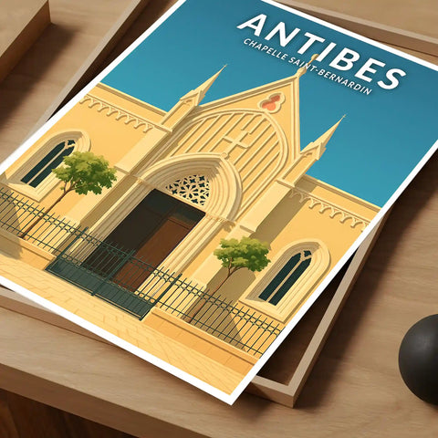 Affiche - Antibes - Chapelle Saint-Bernadin