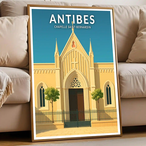 Affiche - Antibes - Chapelle Saint-Bernadin