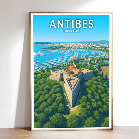 Affiche - Antibes - Fort Carré