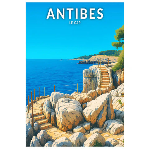 Affiche - Antibes - Le Cap