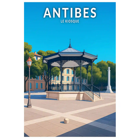Affiche - Antibes - Le Kiosque