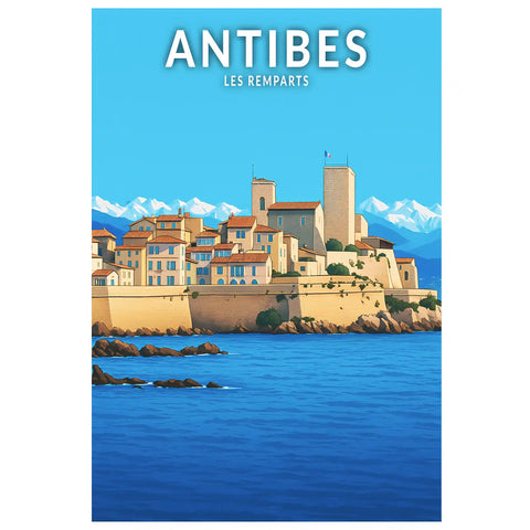 Affiche - Antibes - Les Remparts