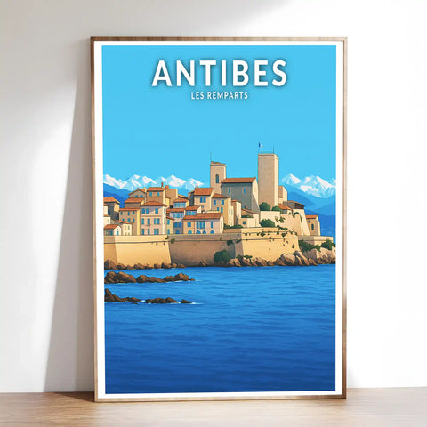 Affiche - Antibes - Les Remparts
