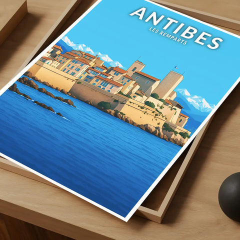 Affiche - Antibes - Les Remparts
