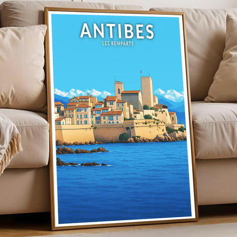 Affiche - Antibes - Les Remparts