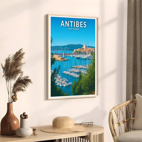 Affiche - Antibes - Port Vauban