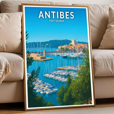Affiche - Antibes - Port Vauban