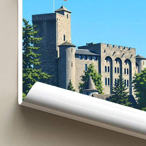 Affiche - Aurillac - Château Saint-Étienne