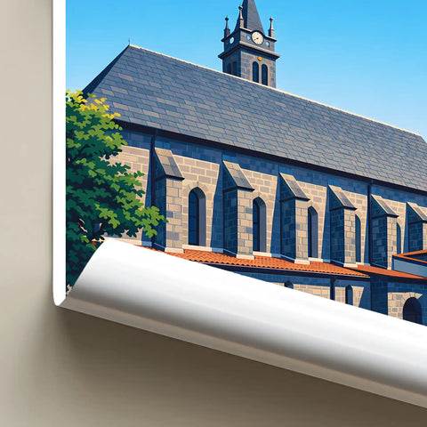 Affiche - Aurillac - Église Notre-Dame-aux-Neiges