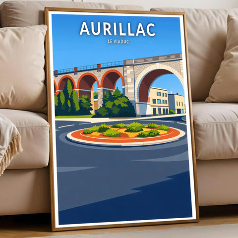 Affiche - Aurillac - Le Viaduc