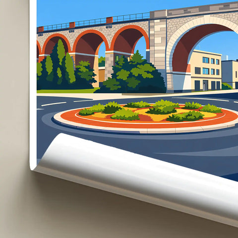 Affiche - Aurillac - Le Viaduc