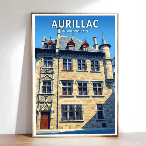 Affiche - Aurillac - Maison Consulaire