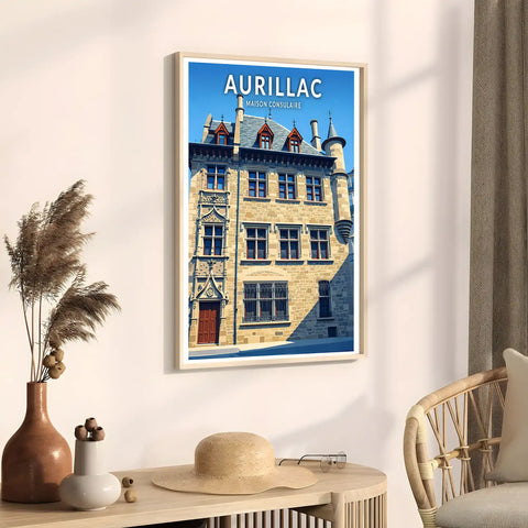 Affiche - Aurillac - Maison Consulaire