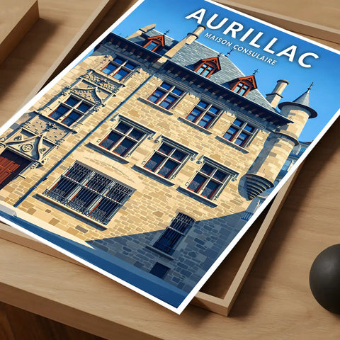 Affiche - Aurillac - Maison Consulaire
