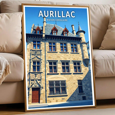 Affiche - Aurillac - Maison Consulaire