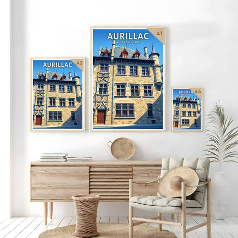 Affiche - Aurillac - Maison Consulaire