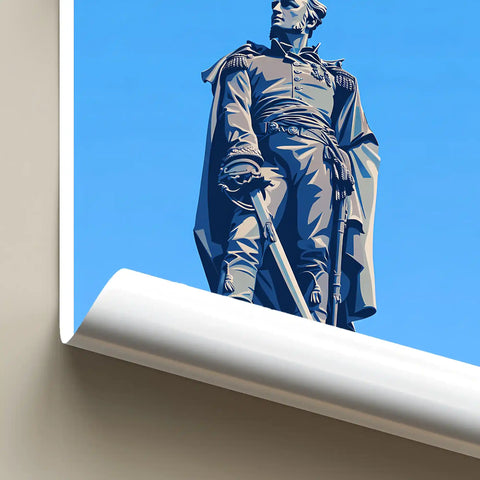 Affiche - Aurillac - Monument au Général Delzons