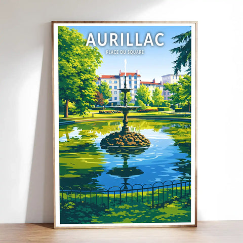 Affiche - Aurillac - Place du Square