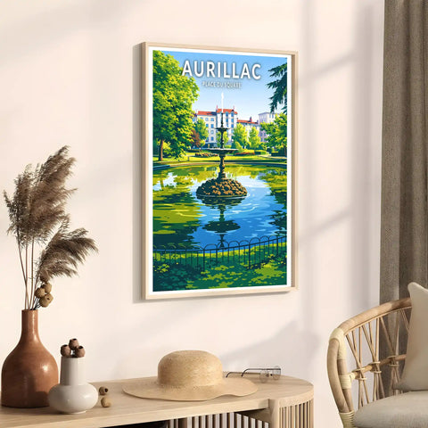 Affiche - Aurillac - Place du Square