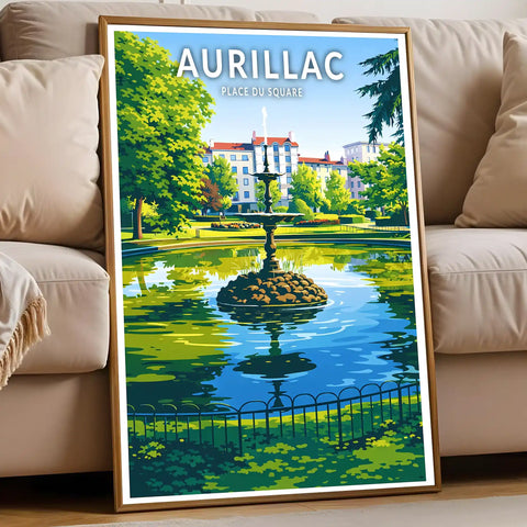 Affiche - Aurillac - Place du Square