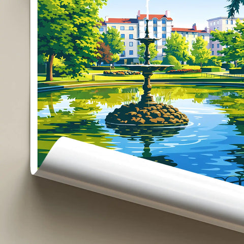 Affiche - Aurillac - Place du Square