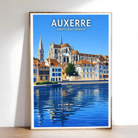 Affiche - Auxerre - Abbaye Saint-Germain
