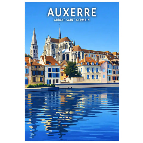 Affiche - Auxerre - Abbaye Saint-Germain