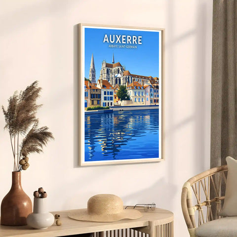 Affiche - Auxerre - Abbaye Saint-Germain