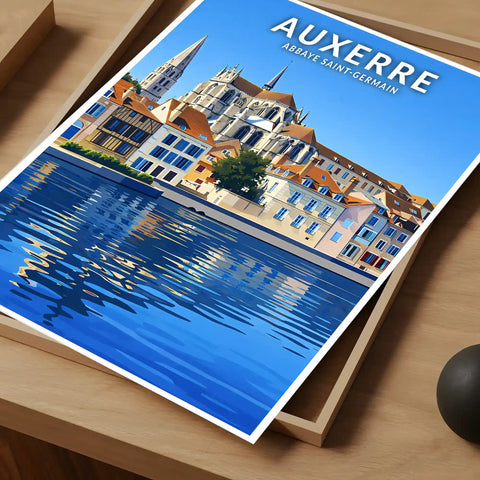 Affiche - Auxerre - Abbaye Saint-Germain