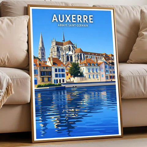 Affiche - Auxerre - Abbaye Saint-Germain