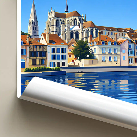Affiche - Auxerre - Abbaye Saint-Germain