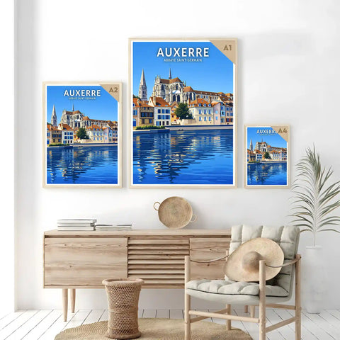 Affiche - Auxerre - Abbaye Saint-Germain