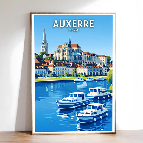 Affiche - Auxerre - L'Yonne