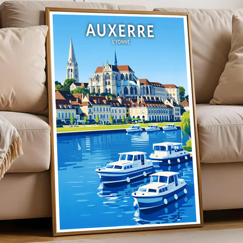 Affiche - Auxerre - L'Yonne