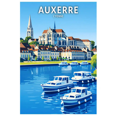 Affiche - Auxerre - L'Yonne