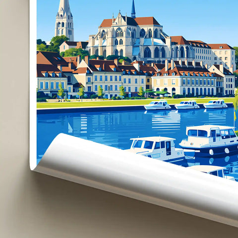Affiche - Auxerre - L'Yonne