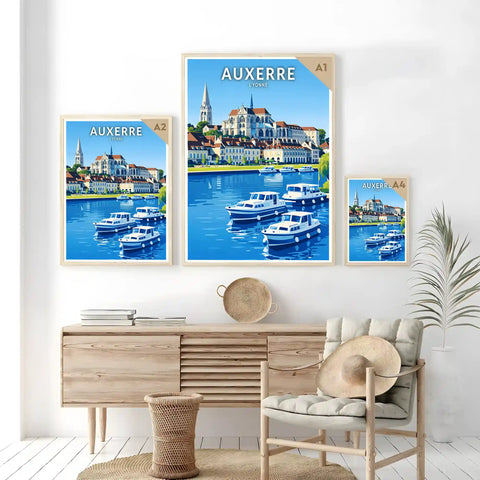 Affiche - Auxerre - L'Yonne