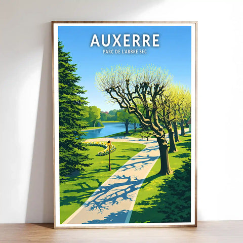 Affiche - Auxerre - Parc de l'Arbre Sec