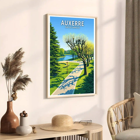 Affiche - Auxerre - Parc de l'Arbre Sec