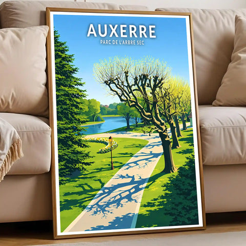 Affiche - Auxerre - Parc de l'Arbre Sec