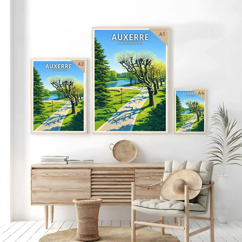 Affiche - Auxerre - Parc de l'Arbre Sec