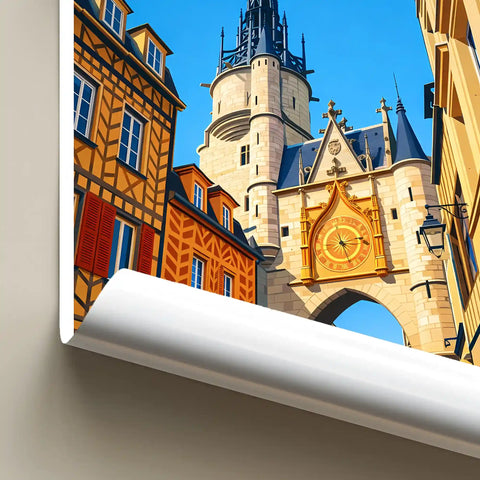 Affiche - Auxerre - Tour de l'Horloge