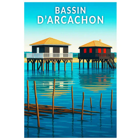 Affiche - Bassin d'Arcachon